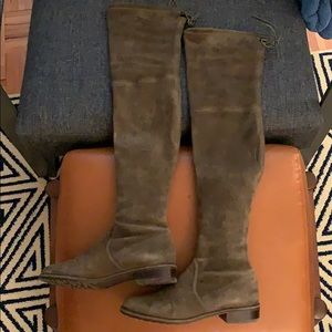 Stuart Weitzman Lowland OTK Boots - Londra Suede